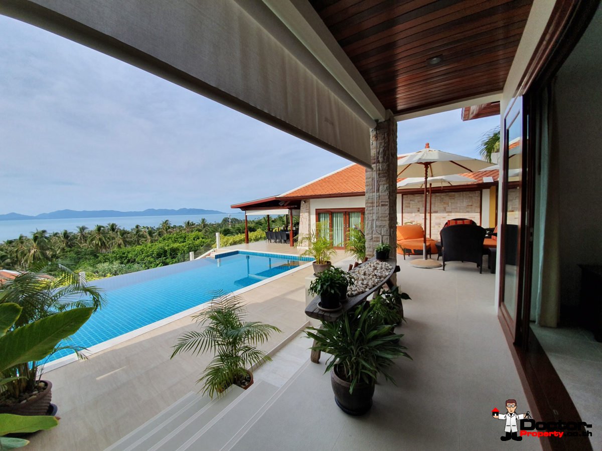 4 Bedroom Pool Villa with Seaview - Bang Por, Koh Samui - For Sale